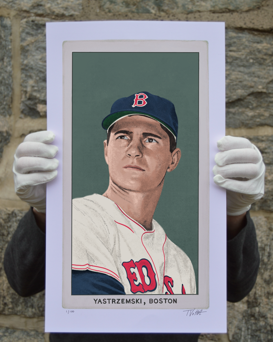 T206 Carl Yastrzemski - 11” x 19” Art Print
