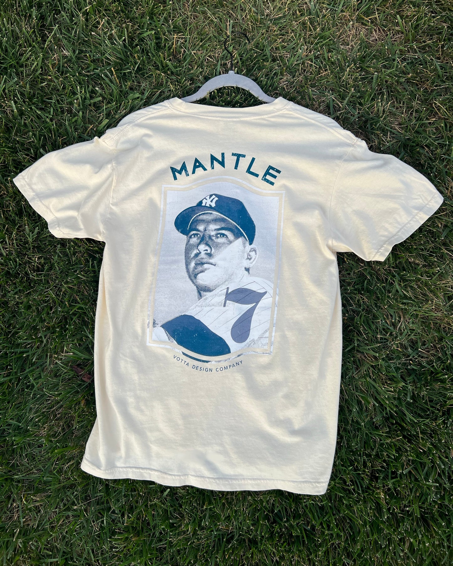 Vintage Baseball Tee - Mickey Mantle