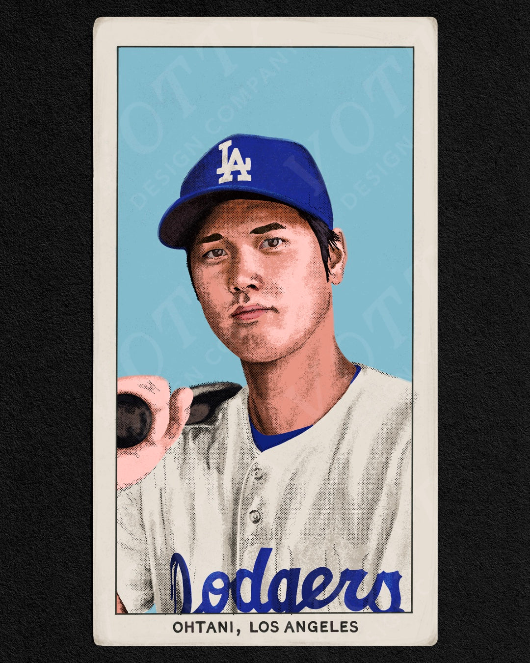 T206 Shohei Ohtani - 11” x 19” Art Print