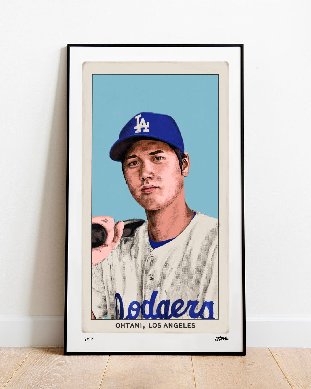T206 Shohei Ohtani - 11” x 19” Art Print