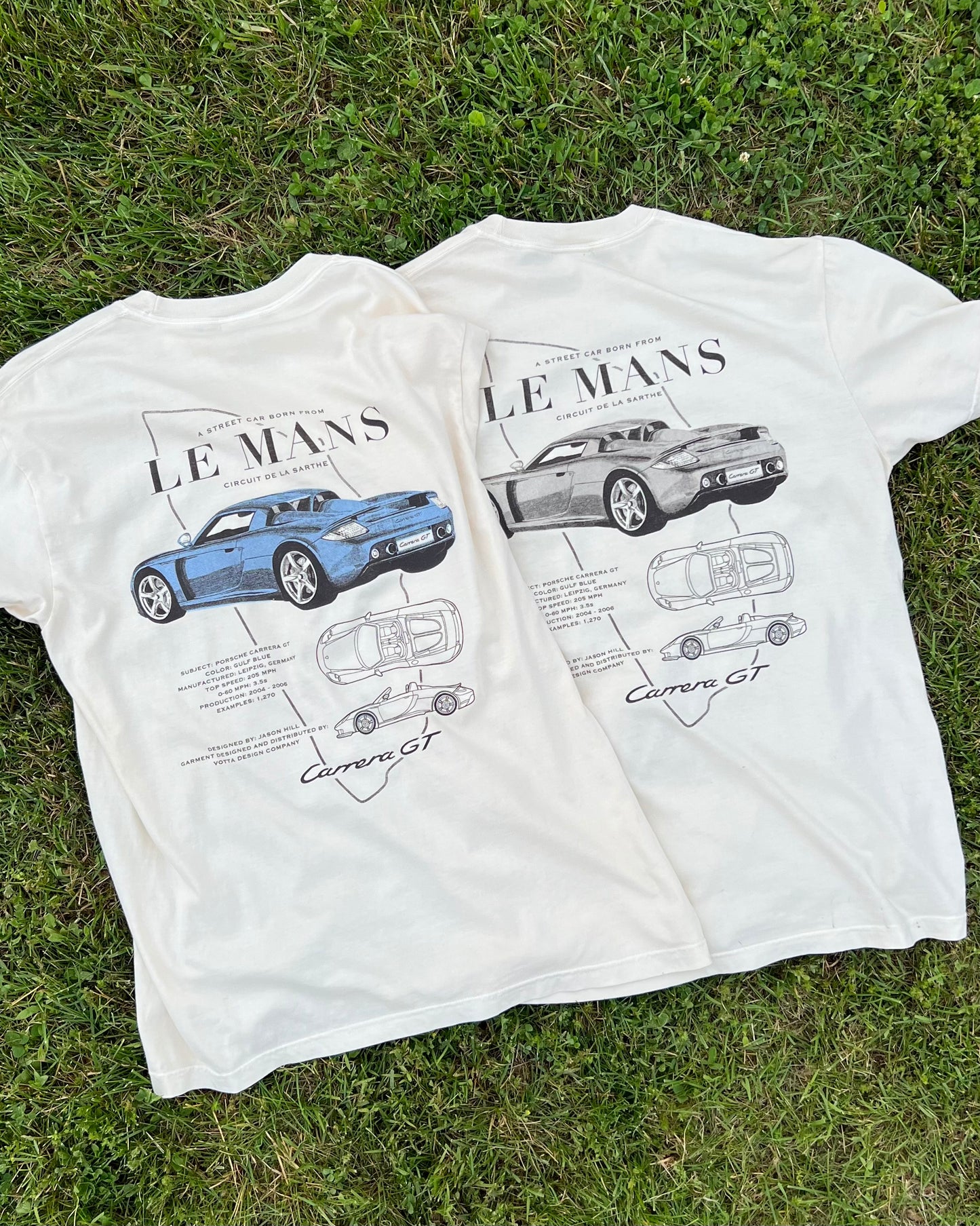 Le Mans Tee - Gulf Blue