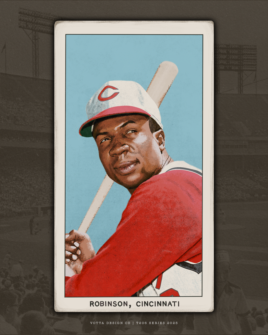 T206 Frank Robinson - 11” x 19” Art Print