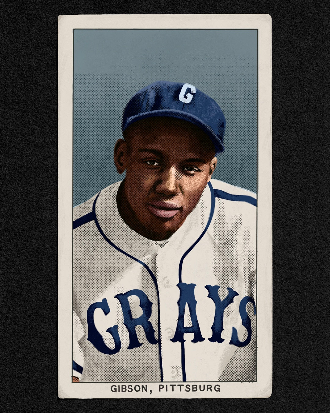 T206 Josh Gibson - 11” x 19” Art Print