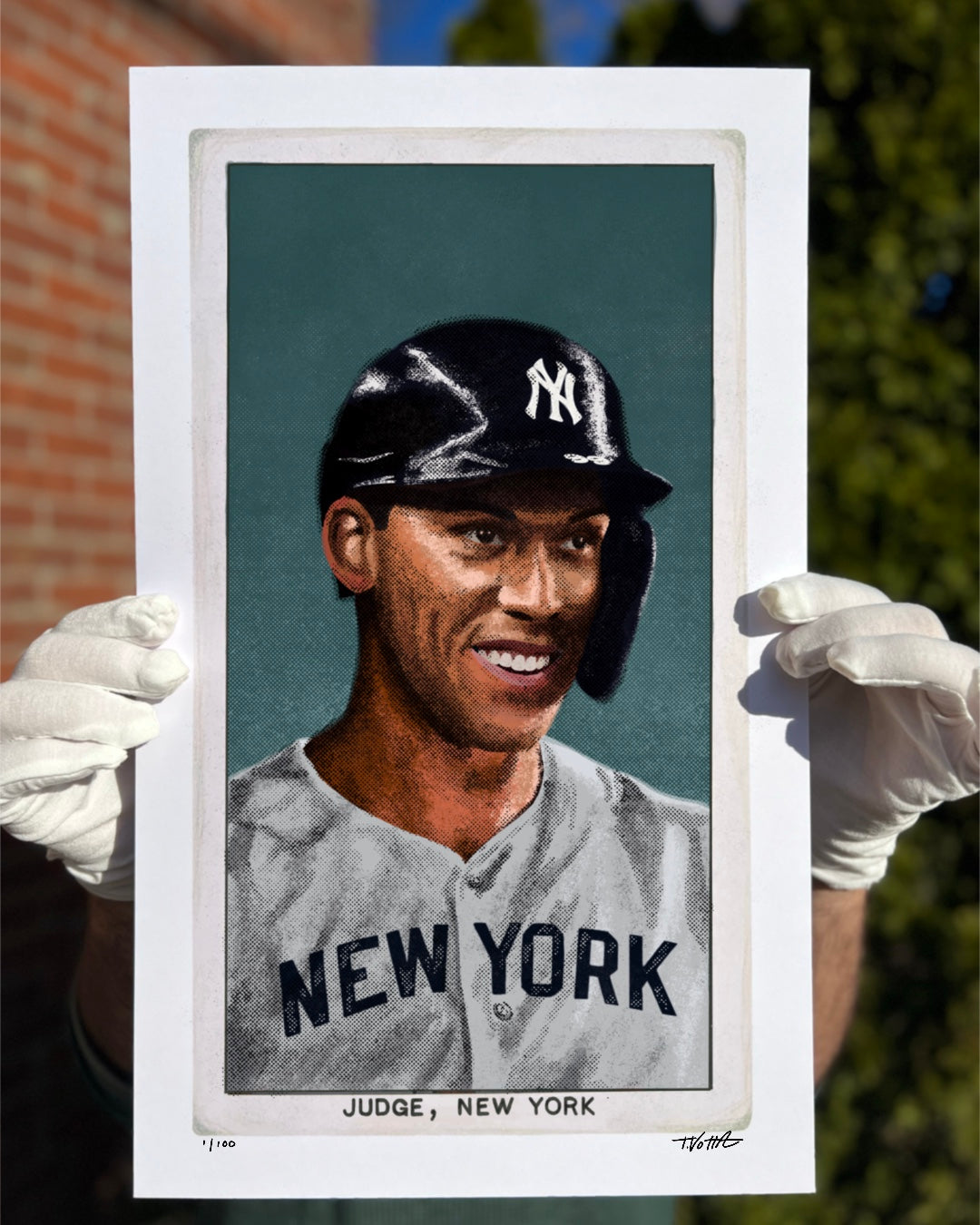 T206 Aaron Judge - 11” x 19” Art Print