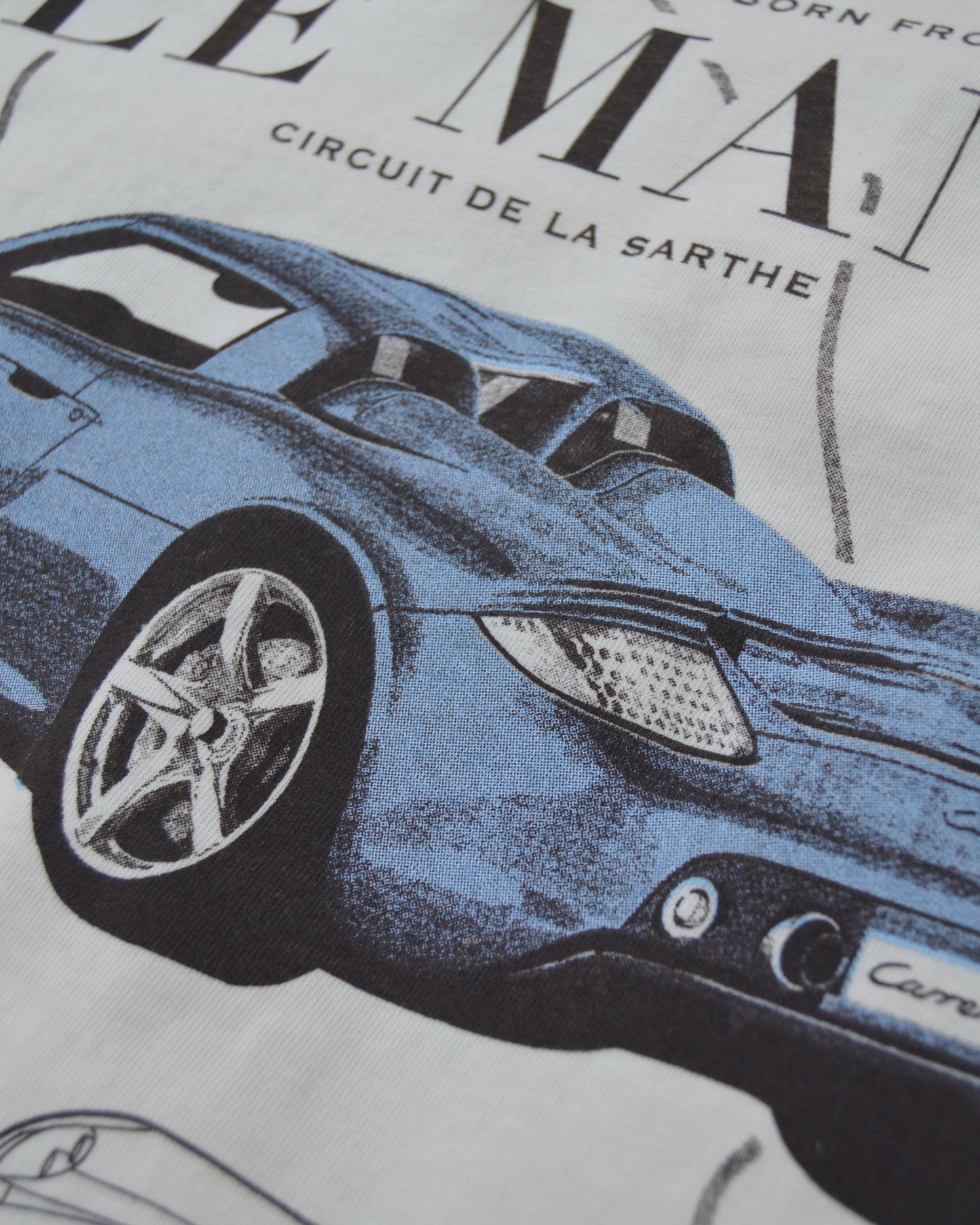 Le Mans Tee - Gulf Blue