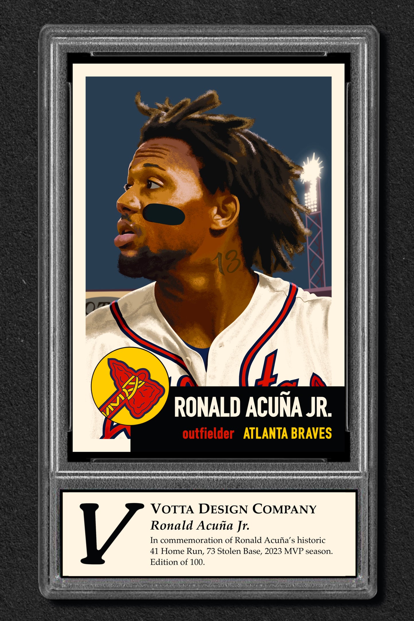 Ronald Acuña 40-70 Art Card