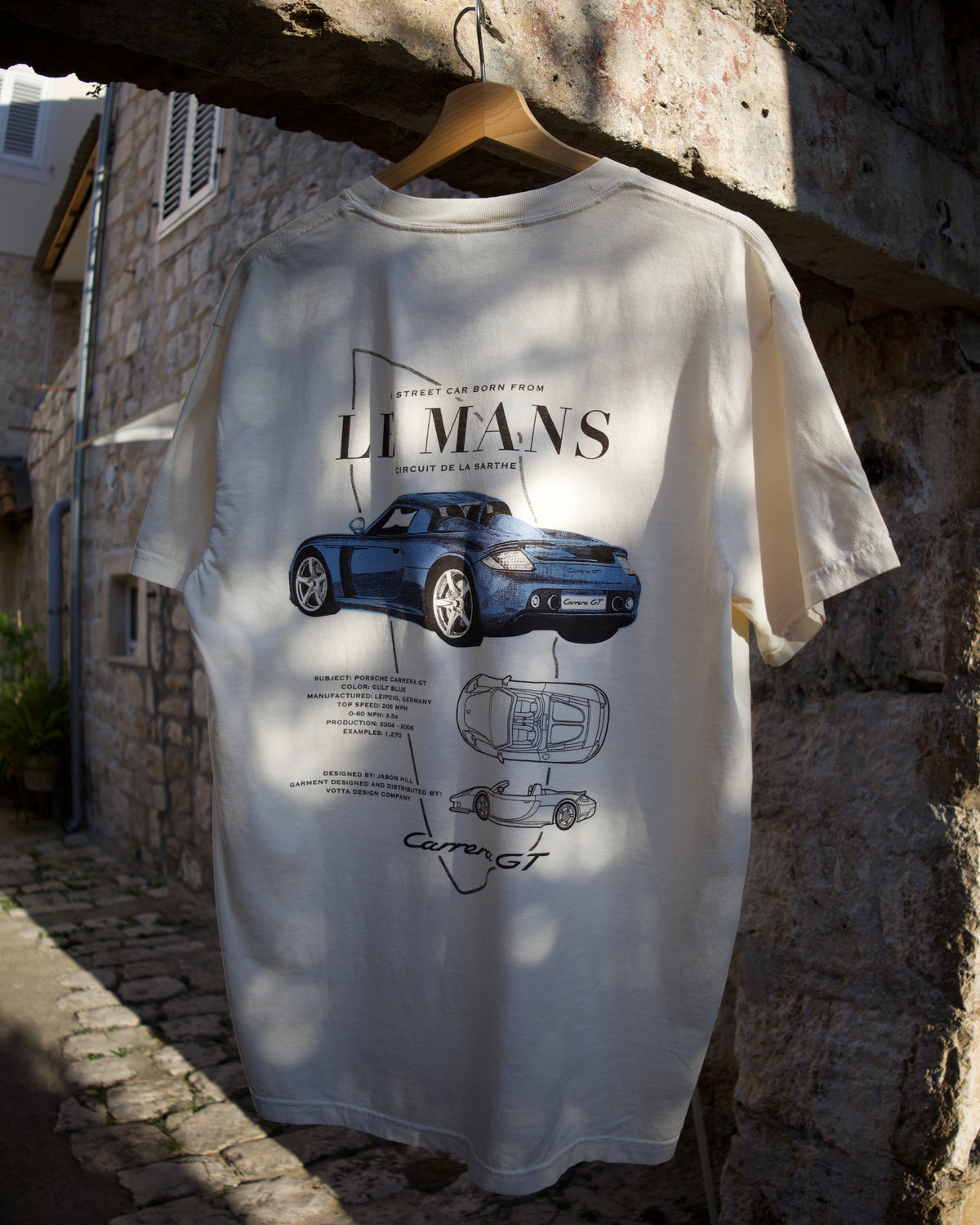 Le Mans Tee - Gulf Blue
