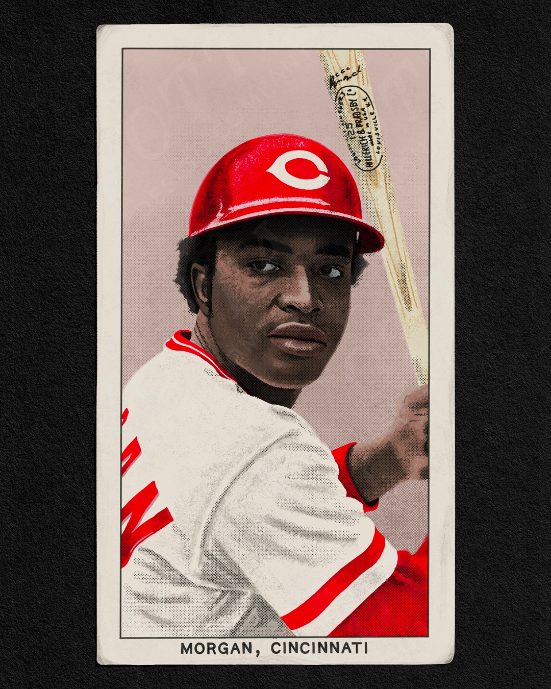 T206 Joe Morgan - 11” x 19” Art Print