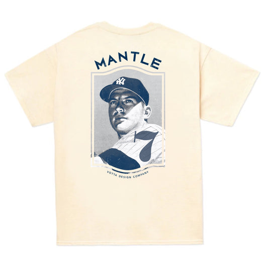 Vintage Baseball Tee - Mickey Mantle
