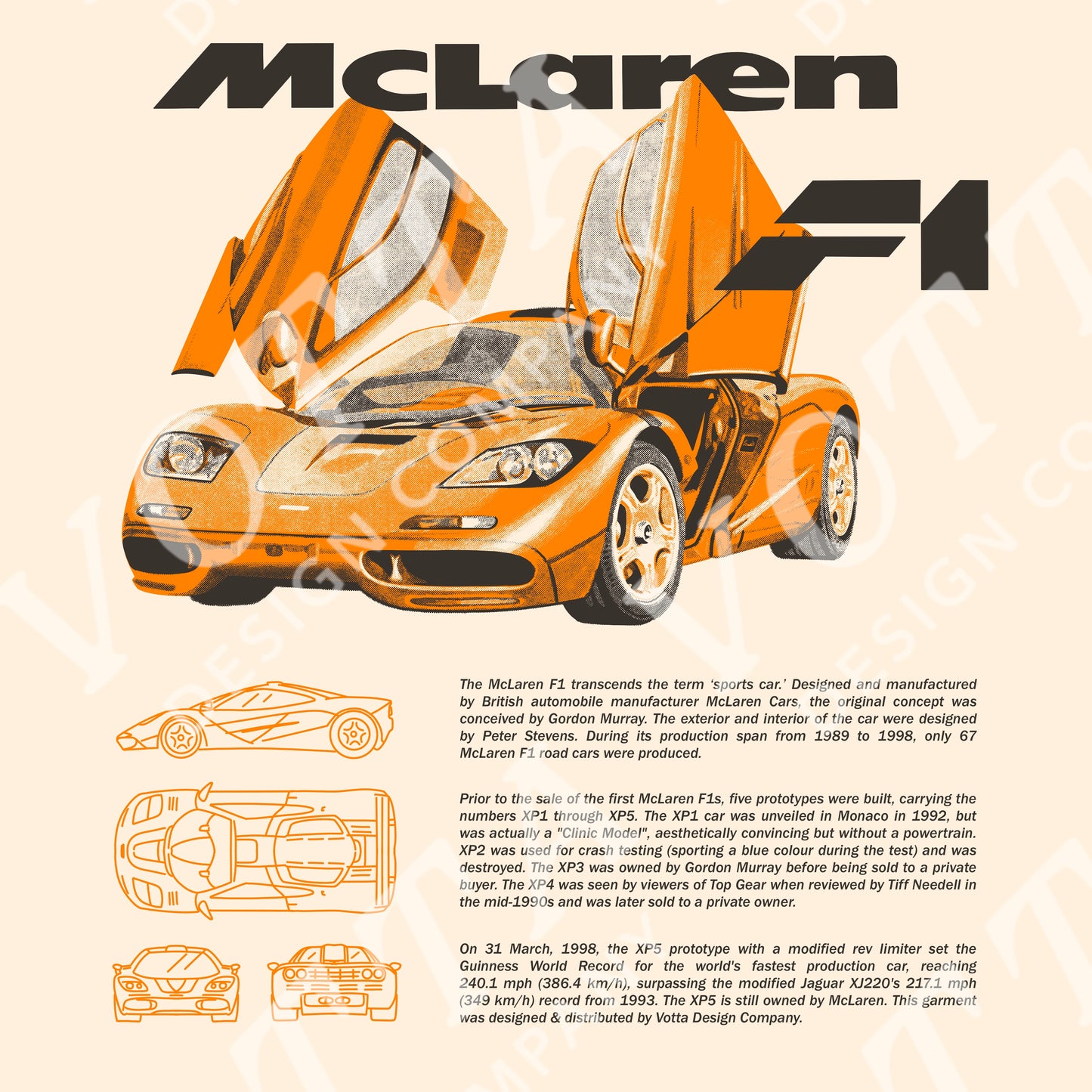 McLaren F1 Tee - Papaya