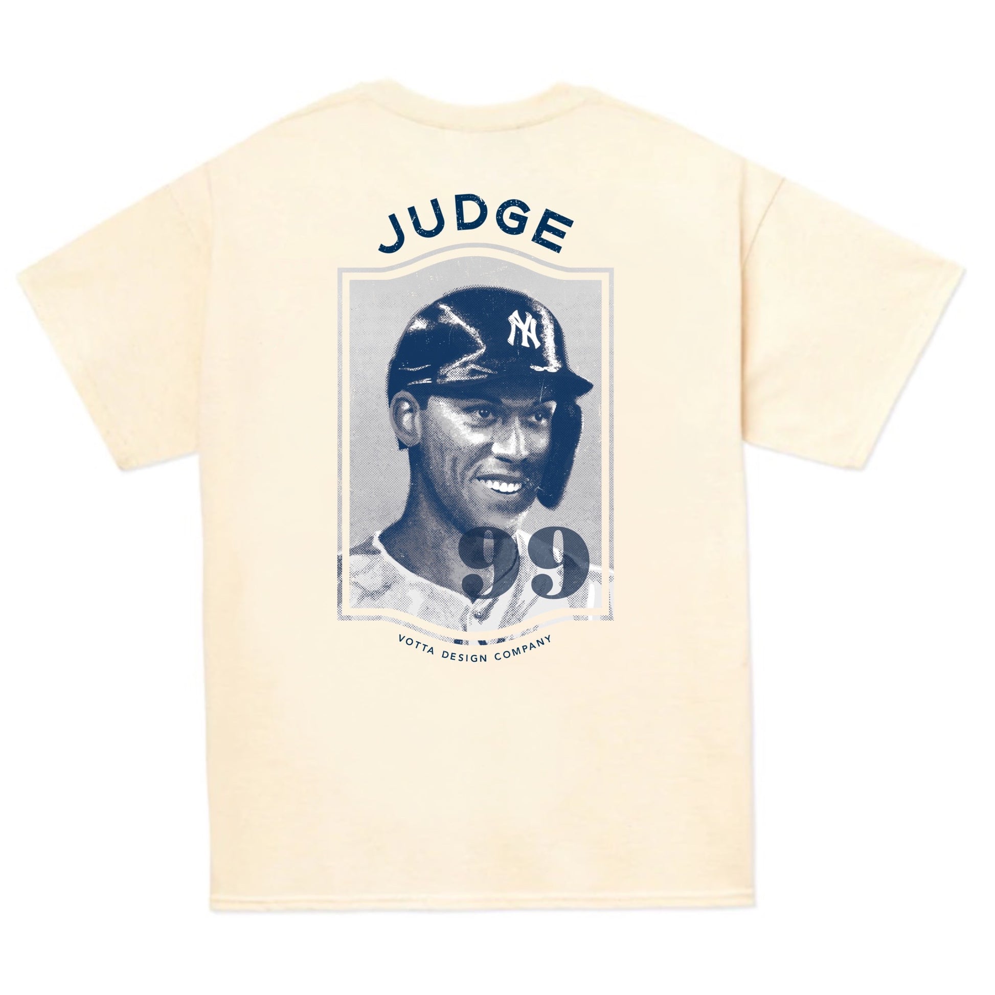 Womens Aaron Judge Number Portrait Baj New York MLBPA V-Neck T-Shirt